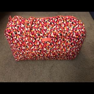 Vera Bradley Pixie Confetti Large Duffel Bag